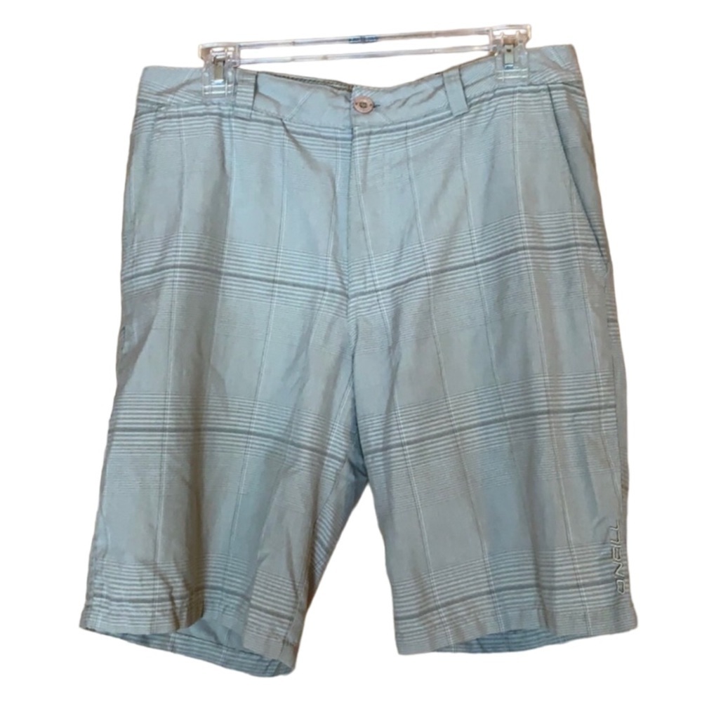O’Neill khaki plaid casual shorts Size 31